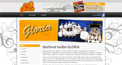 Desktop Screenshot of gloriagursky.cz