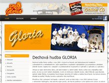 Tablet Screenshot of gloriagursky.cz